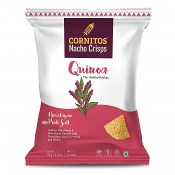 Cornitos Nacho Crisps Quinoa 70gm